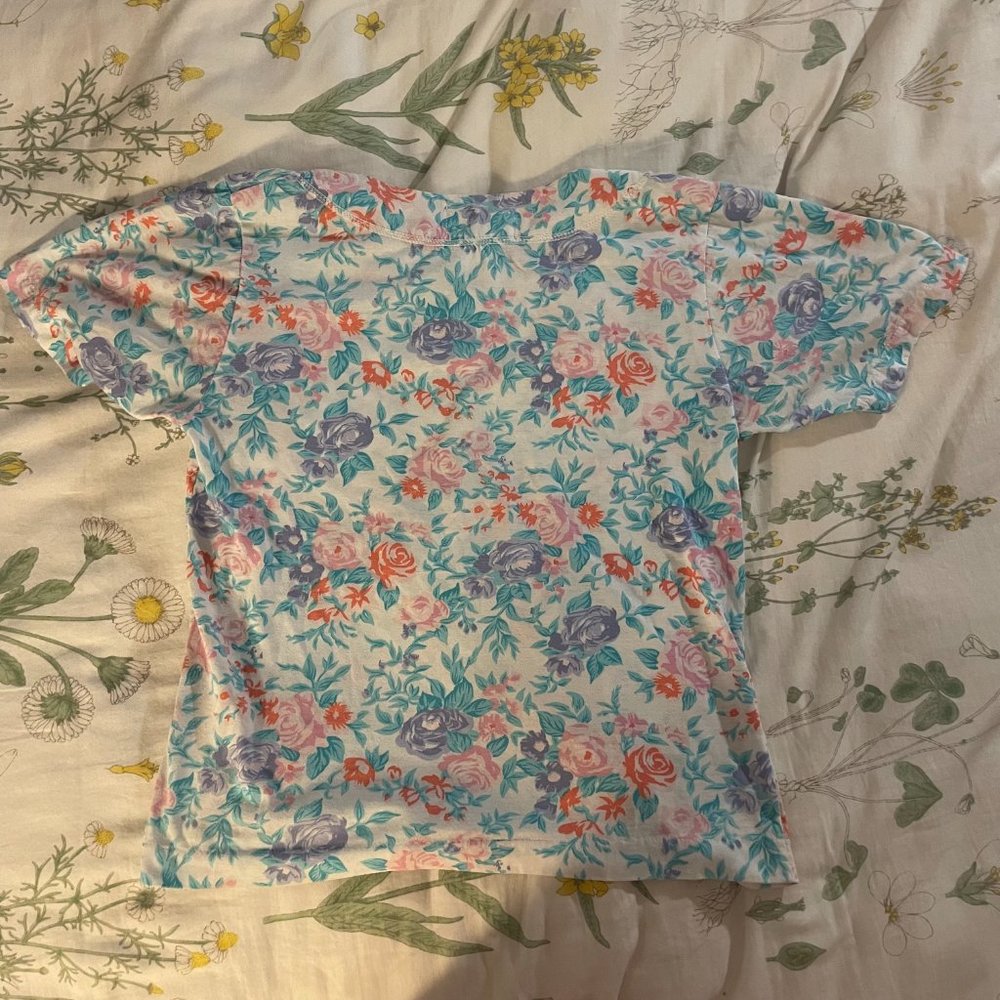 1980s Vintage HER floral cottage style shirt! - Picture 10 of 10